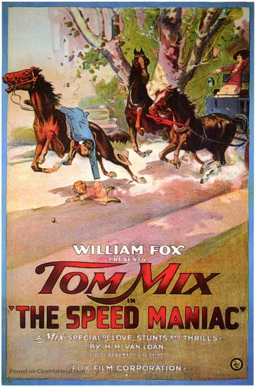 The Speed Maniac - Movie Poster