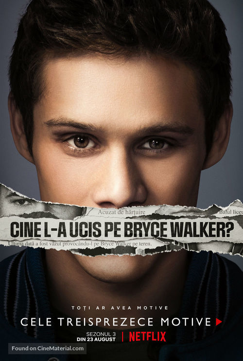 &quot;Thirteen Reasons Why&quot; - Romanian Movie Poster