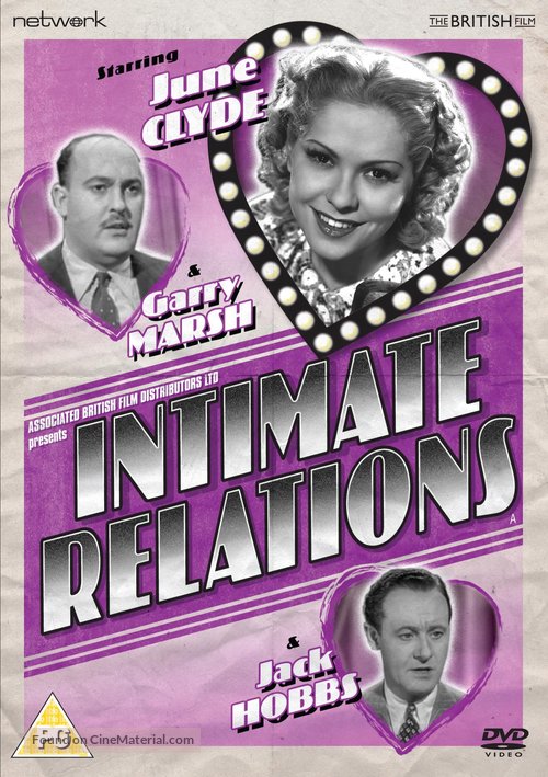 Intimate Relations - British DVD movie cover