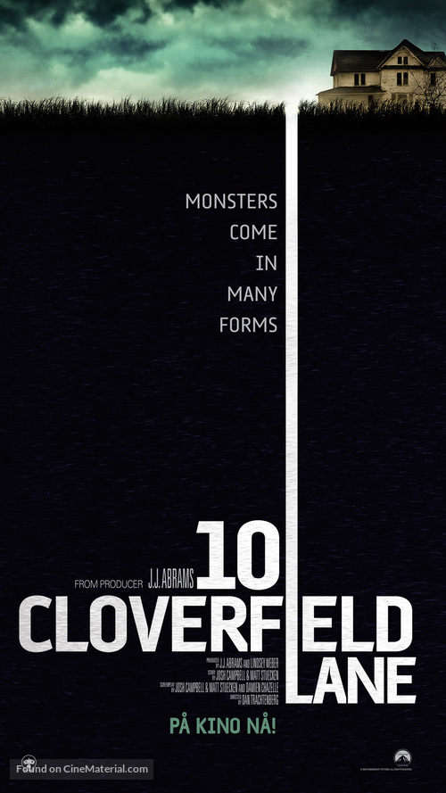 10 Cloverfield Lane - Norwegian Movie Poster