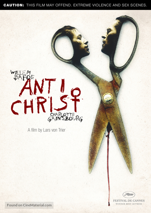 Antichrist - Australian DVD movie cover