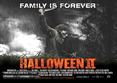 Halloween II - British Movie Poster
