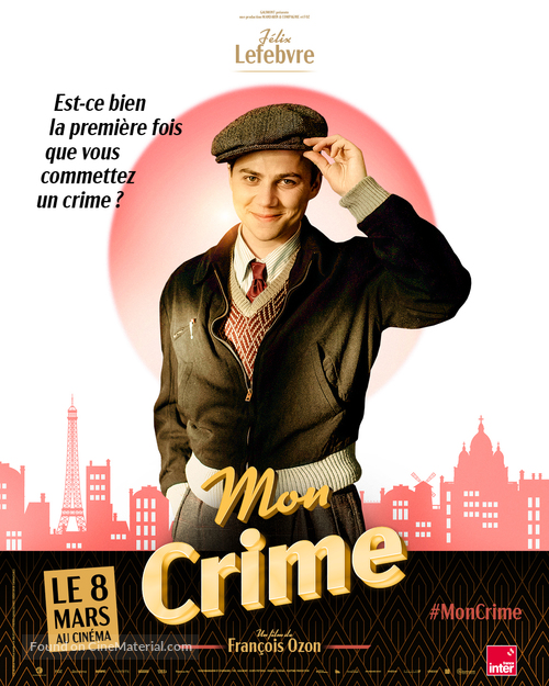 Mon crime - French Movie Poster