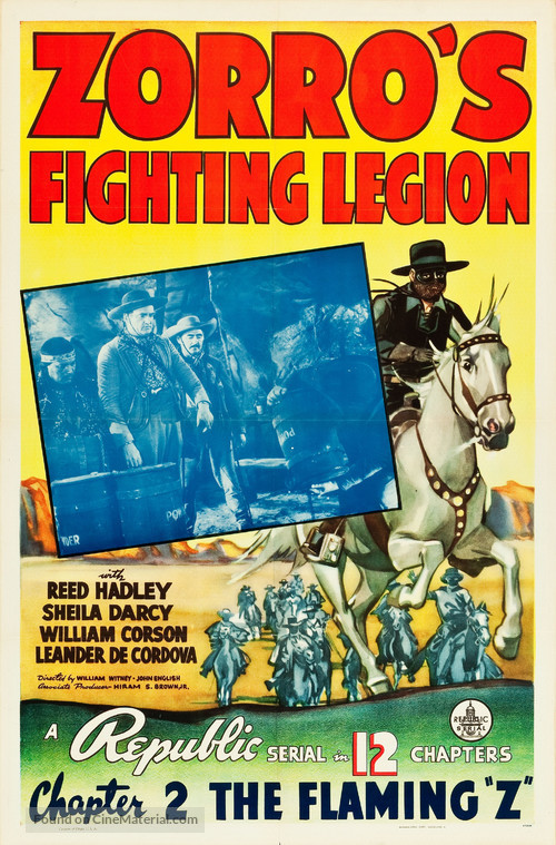 Zorro&#039;s Fighting Legion - Movie Poster