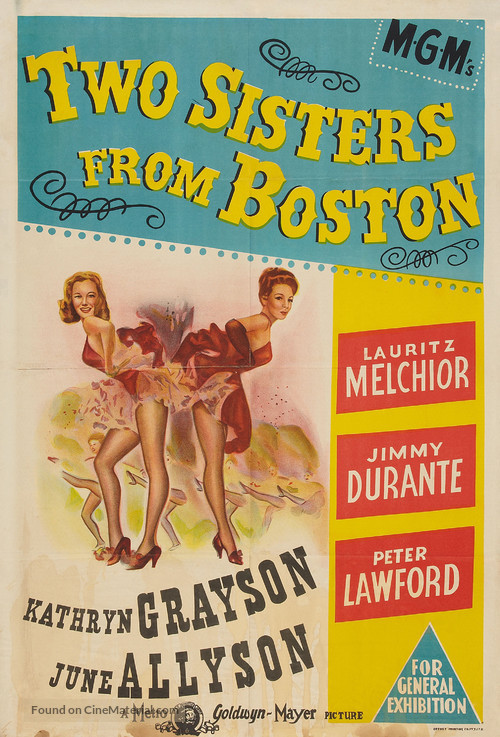 Two Sisters from Boston - Australian Movie Poster