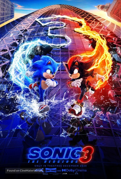 Sonic the Hedgehog 3 - Movie Poster