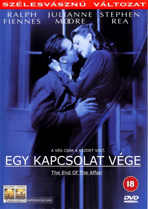 The End of the Affair - Hungarian DVD movie cover