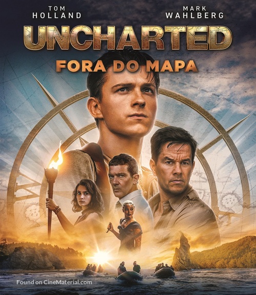 Uncharted - Brazilian Blu-Ray movie cover