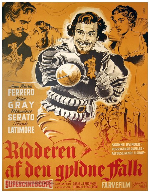 Il falco d&#039;oro - Danish Movie Poster