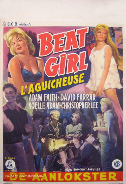 Beat Girl - Belgian Movie Poster