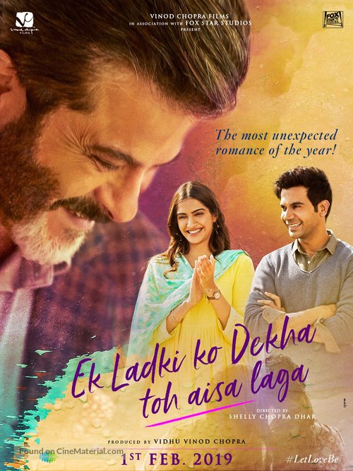 Ek Ladki Ko Dekha Toh Aisa Laga - Indian Movie Poster