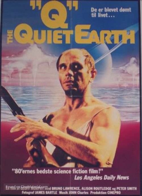 The Quiet Earth - Danish Movie Poster