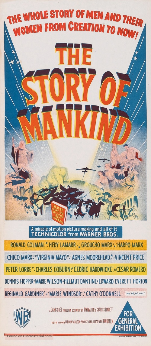 The Story of Mankind - Australian Movie Poster