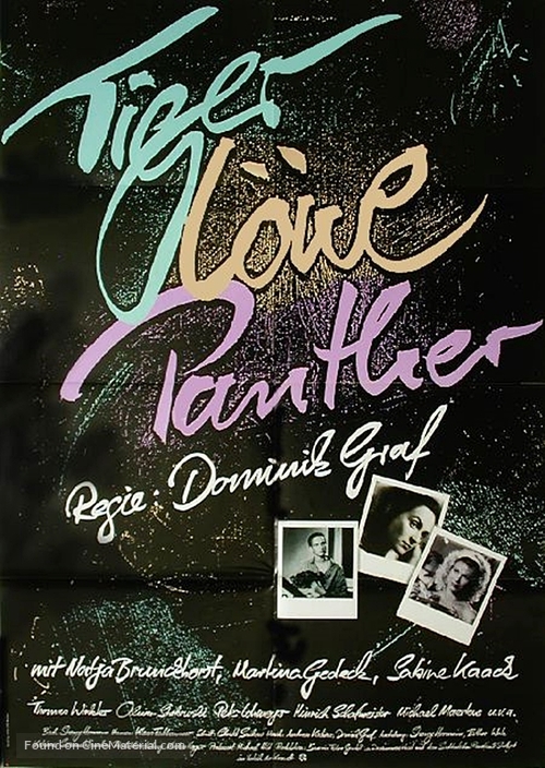 Tiger, L&ouml;we, Panther - German Movie Poster