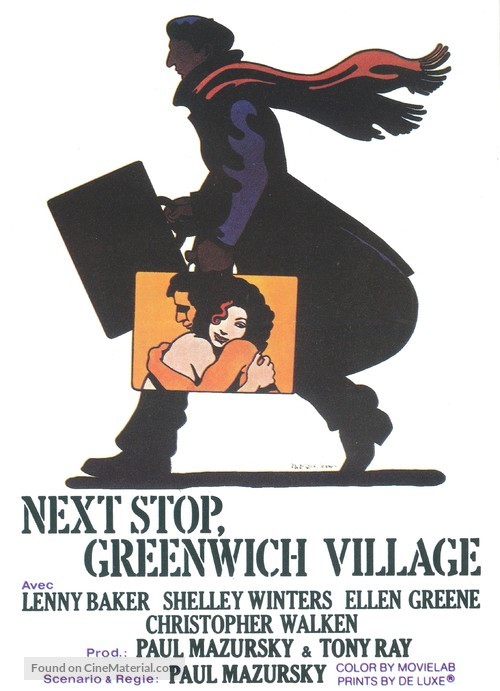 Next Stop, Greenwich Village - French Movie Poster