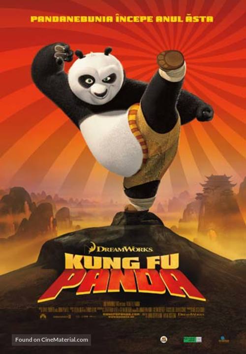 Kung Fu Panda - Romanian Movie Poster