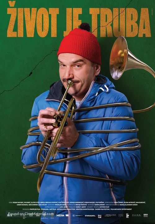 Zivot je truba - Croatian Movie Poster