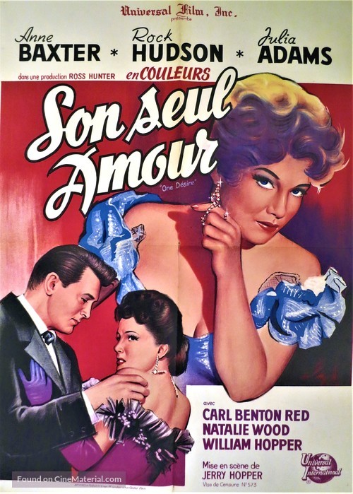 One Desire - French Movie Poster