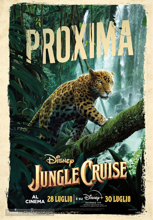 Jungle Cruise - Italian Movie Poster