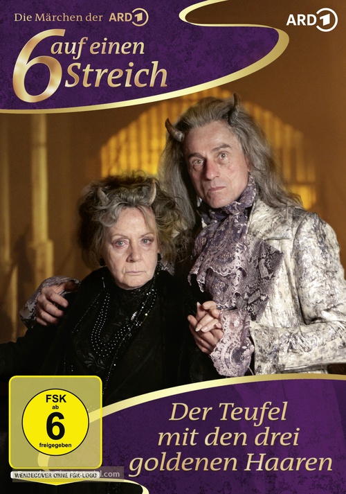Der Teufel mit den drei goldenen Haaren - German DVD movie cover