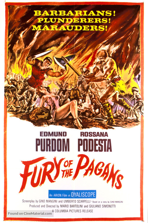 La furia dei barbari - Movie Poster