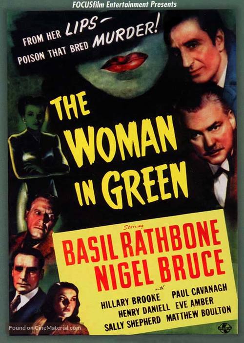 The Woman in Green - DVD movie cover