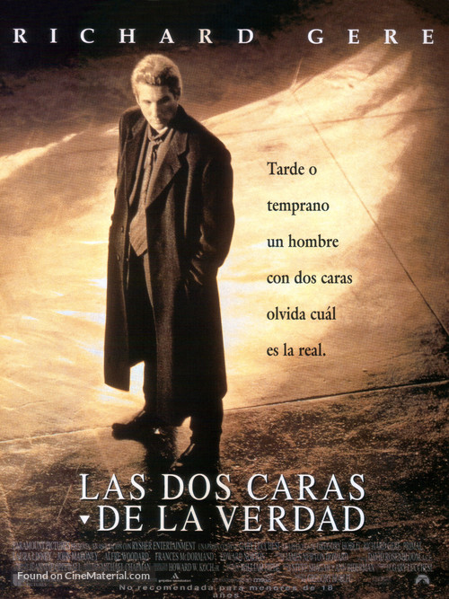 Primal Fear - Spanish Movie Poster