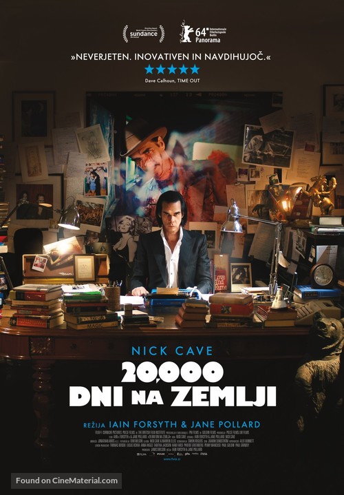 20,000 Days on Earth - Slovenian Movie Poster