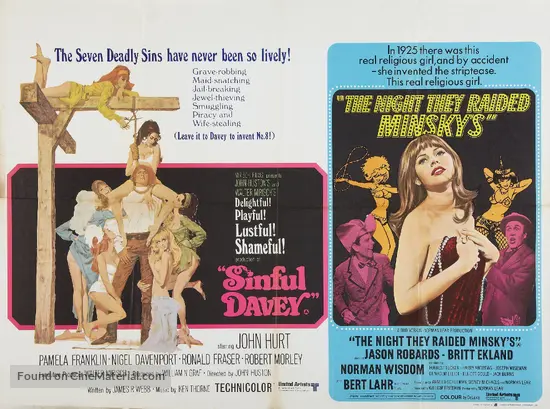 The Night They Raided Minsky&#039;s - British Combo movie poster