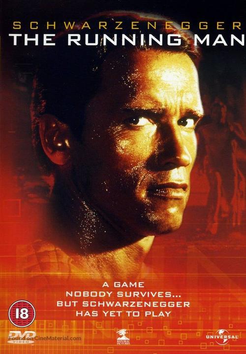 The Running Man - British DVD movie cover