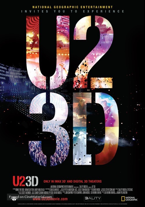 U2 3D - Swiss Movie Poster