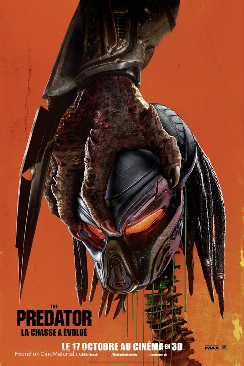 The Predator - Swiss Movie Poster