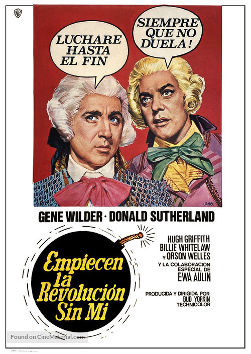 Start the Revolution Without Me - Spanish Movie Poster