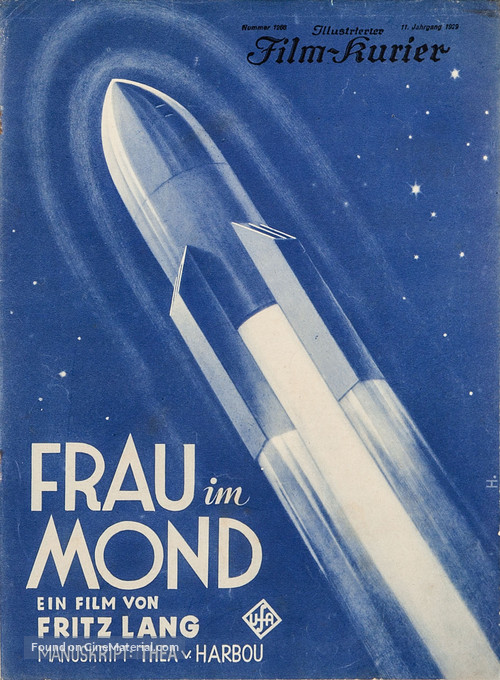 Frau im Mond - German poster