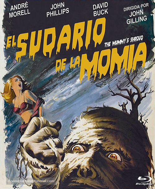 The Mummy&#039;s Shroud - Spanish Blu-Ray movie cover