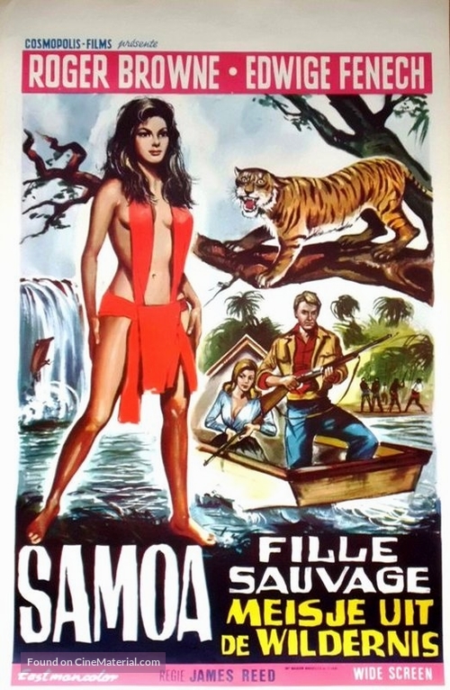 Samoa, regina della giungla - Belgian Movie Poster