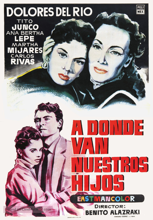 &iquest;Ad&oacute;nde van nuestros hijos? - Spanish Movie Poster