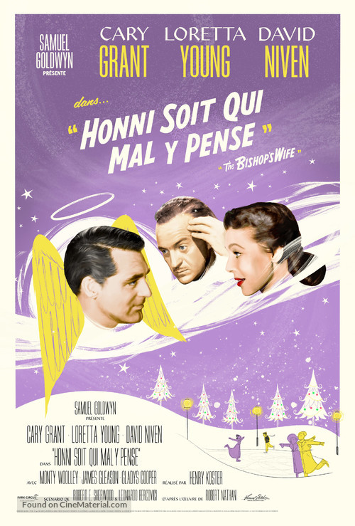 The Bishop&#039;s Wife - French Re-release movie poster