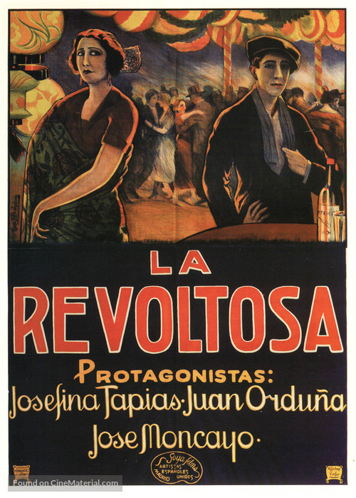La revoltosa - Spanish Movie Poster