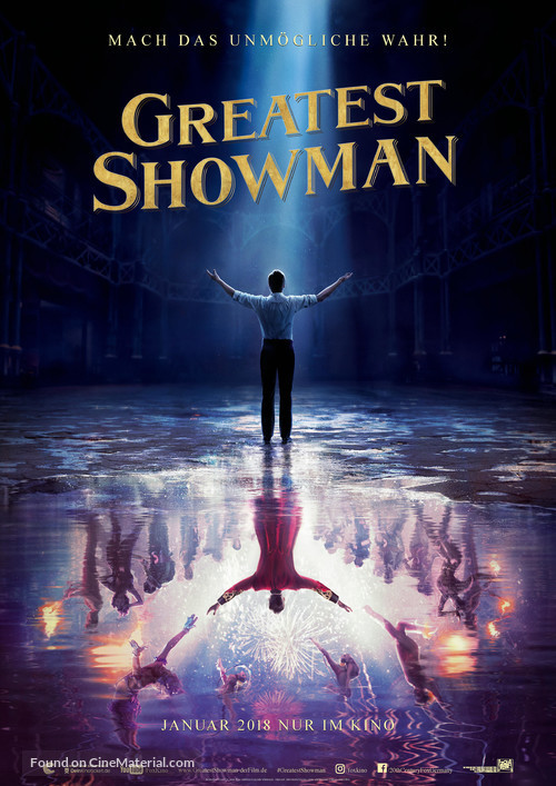 The Greatest Showman - German Movie Poster