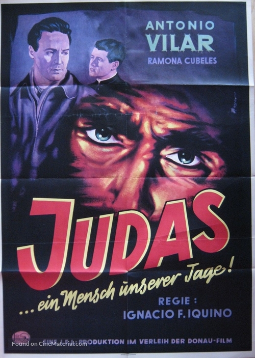 El Judas - German Movie Poster