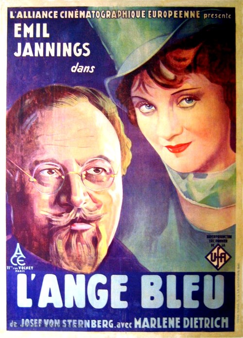 Der blaue Engel - French Movie Poster