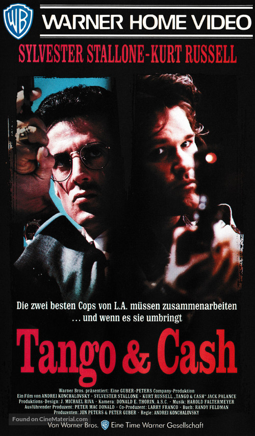 Tango And Cash - German Movie Cover