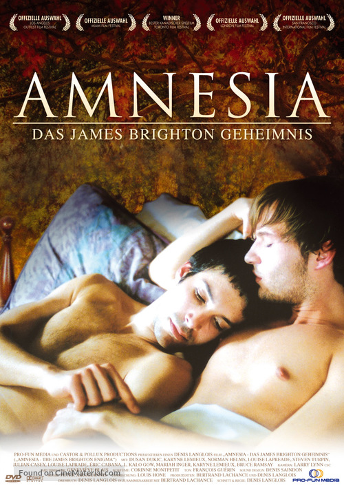 Amnesia: The James Brighton Enigma - German Movie Cover