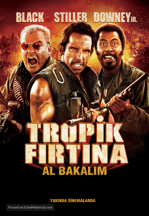 Tropic Thunder - Turkish Movie Poster