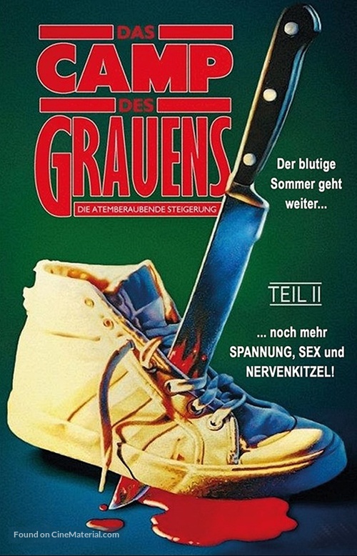 Sleepaway Camp II: Unhappy Campers - German Blu-Ray movie cover