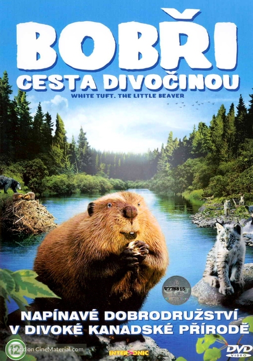 M&egrave;che Blanche, les aventures du petit castor - Czech DVD movie cover