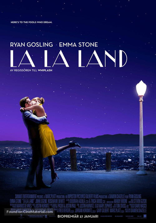 La La Land - Swedish Movie Poster