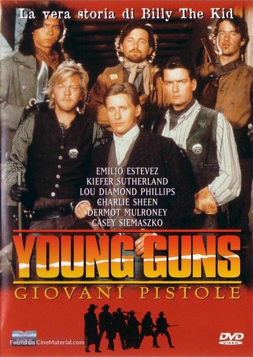 Young Guns - Italian DVD movie cover