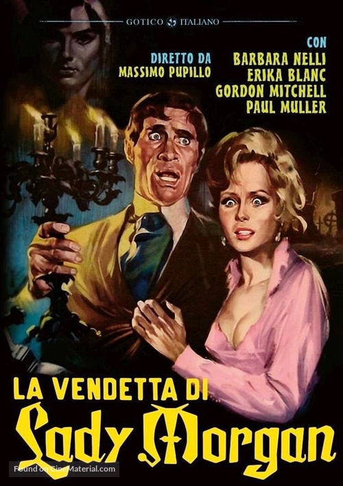 La vendetta di Lady Morgan - Italian DVD movie cover